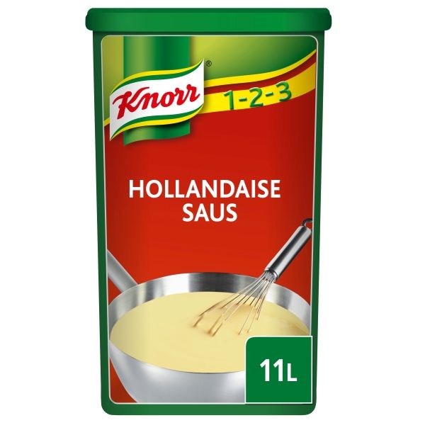 5052112  Knorr  1-2-3  Hollandaisesaus Poeder voor 11 lt  1220 gr