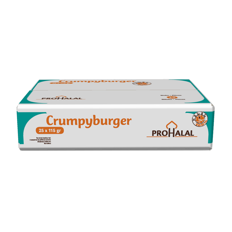 5414142  Vanreusel  ProHalal  Crumpy Kipburger  25x115 gr