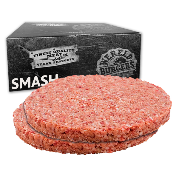 5428170  Wereld Burgers Smash Burgers  90x70 gr