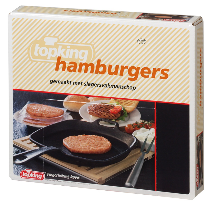 5428205  Topking Hamburger  30x100 gr