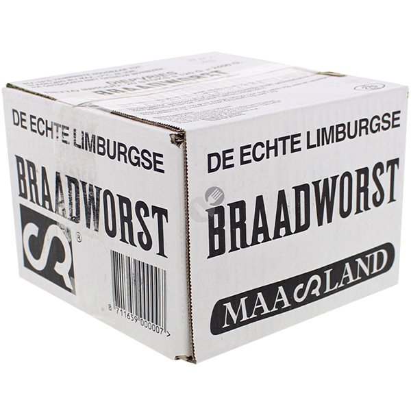 5434121  Maasland Limburgse Braadworst (Simons)  20x120 gr