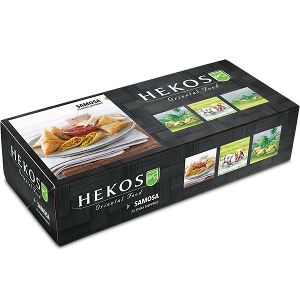5480240  Hekos Samosa Vegetarisch  25x20 gr