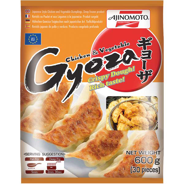 5480559  Ajinomoto Chicken & Veggie Gyoza  600 gr = 30 st