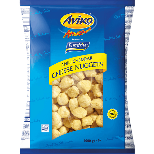 5480831  Aviko Chili Cheddar Cheese Nuggets  5x1 kg
