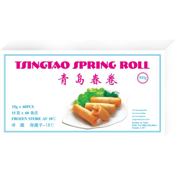 5480901  Tsingtao Springroll Mini Veggie Springroll  900 gr