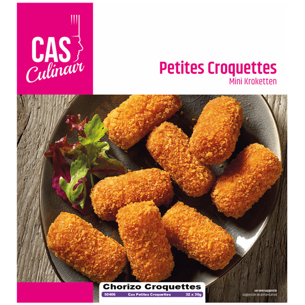 5481750  Cas Culinair Mini Chorizo Croquette  32x30 gr
