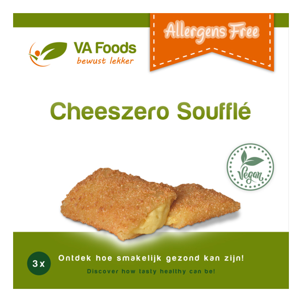 5495010  VA Foods Cheeszero Kaassouffle Vegan Gluten- & Allergenenvrij  3x60 gr