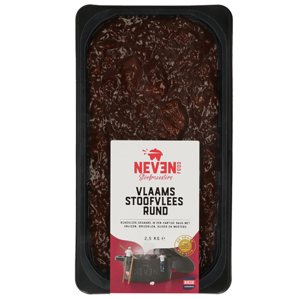5614051  Neven-Food Vlaamse Rund Stoofvlees  2,5 kg