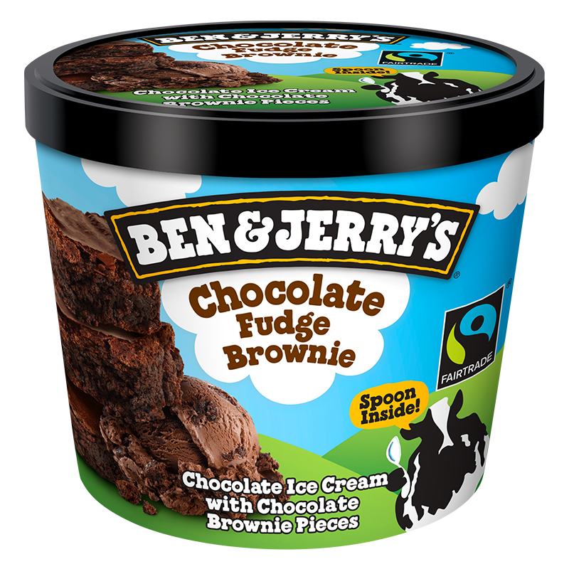 5846652 " Ben & Jerry's Chocolate Fudge Brownie  12x100 ml "