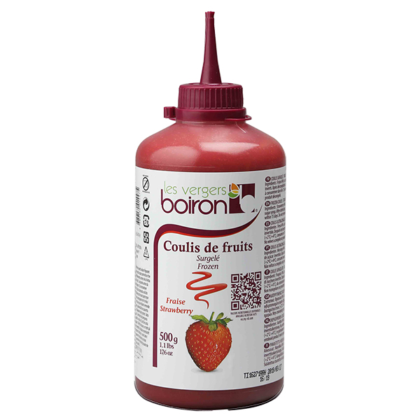 6299003  Boiron Fruitcoulis Aardbei Extra 84%  500 gr
