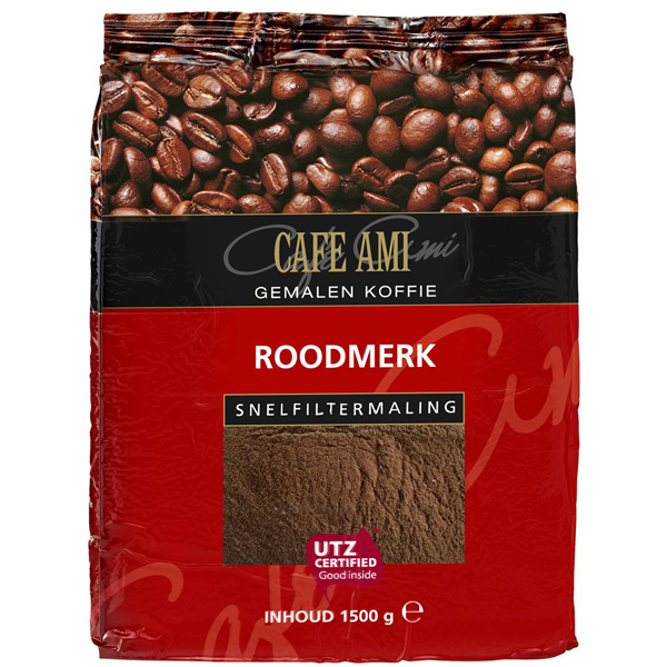 6410104  Café Ami Koffie Snelfiltermaling  4x1,5 kg