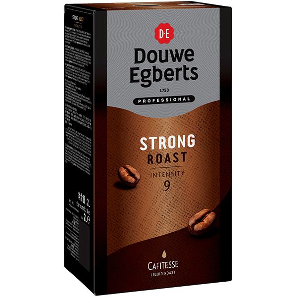 6414027  Douwe Egberts Koffie Strong Roast Cafitesse Diepvries  2x2 lt