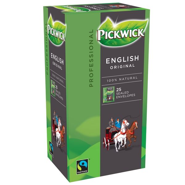 6440006  Pickwick  Professional  Engelse Thee Fairtrade  3x25x2 gr