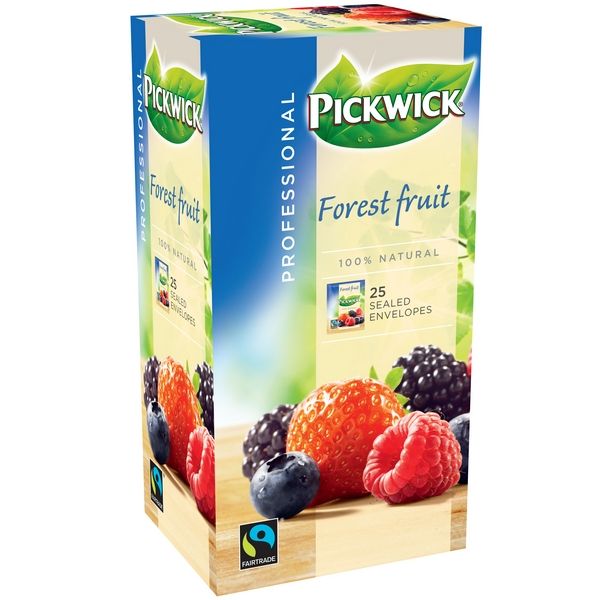 6440018  Pickwick  Professional  Thee Bosvruchten Fairtrade  3x25x1,5 gr