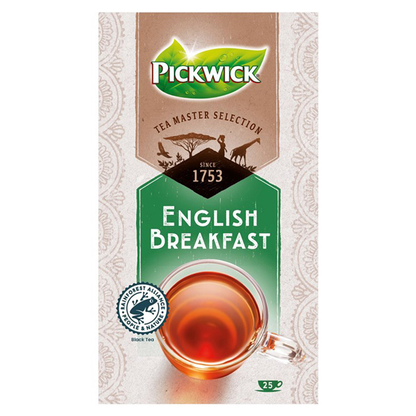 6444023  Pickwick  Tea Master Selection  English Breakfast Thee RA  4x25x2 gr