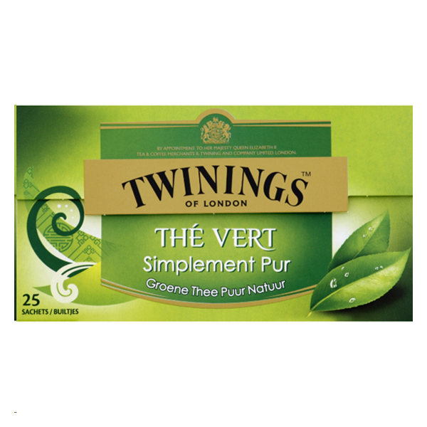 6444319  Twinings Thee Simply Pure Green  25 st