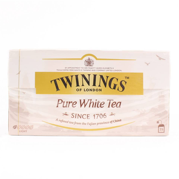6444325  Twinings Thee Pure White  25 st