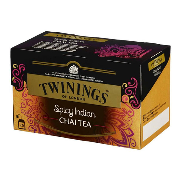 6444334  Twinings Thee Spicy Indian Chai  20 st