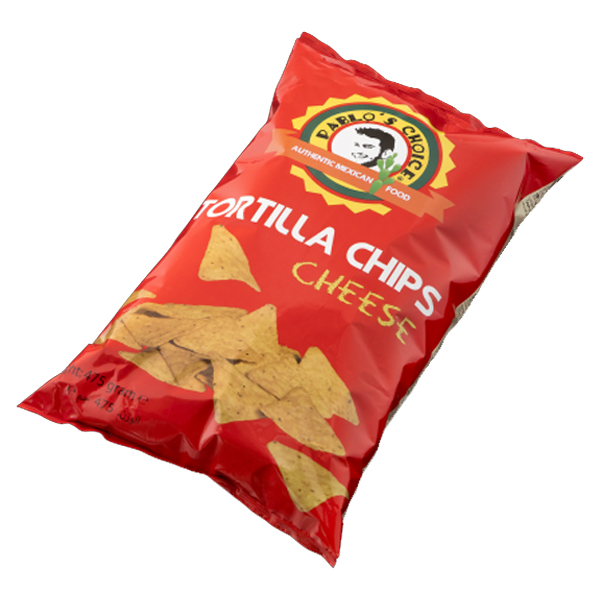 7010002 " L.A. Streetfood  Pablo's Choice  Tortilla Chips Kaas  12x475 gr "