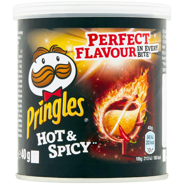 7010072  Pringles Hot & Spicy  12x40 gr