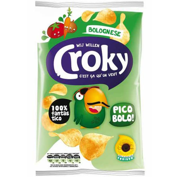 7010142  Croky Chips Bolognese  20x40 gr