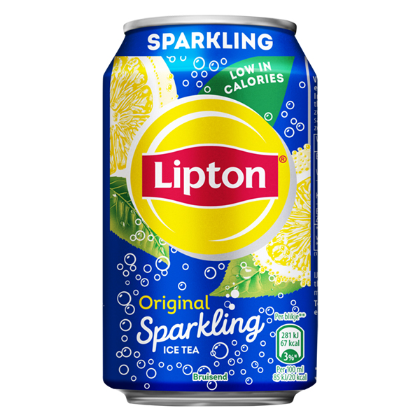 7260127  Lipton Ice Tea Sparking Blik Emballage  24x33 cl