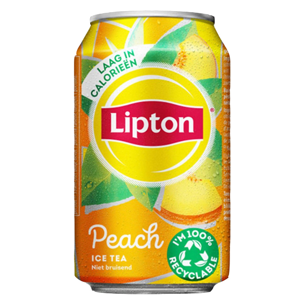 7260129  Lipton Ice Tea Peach Blik  24x33 cl