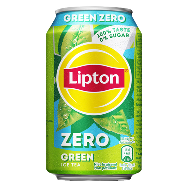 7260133  Lipton Ice Tea Green Zero Emballage Blik  24x33 cl