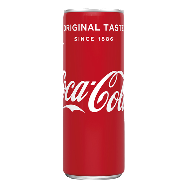 7260480  Coca-Cola Regular Emballage Blik  24x25 cl