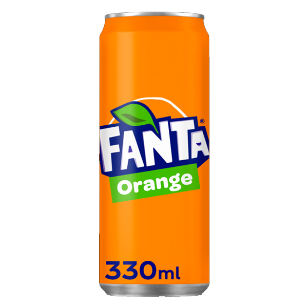 7260488  Fanta Orange Emballage Blik  24x33 cl