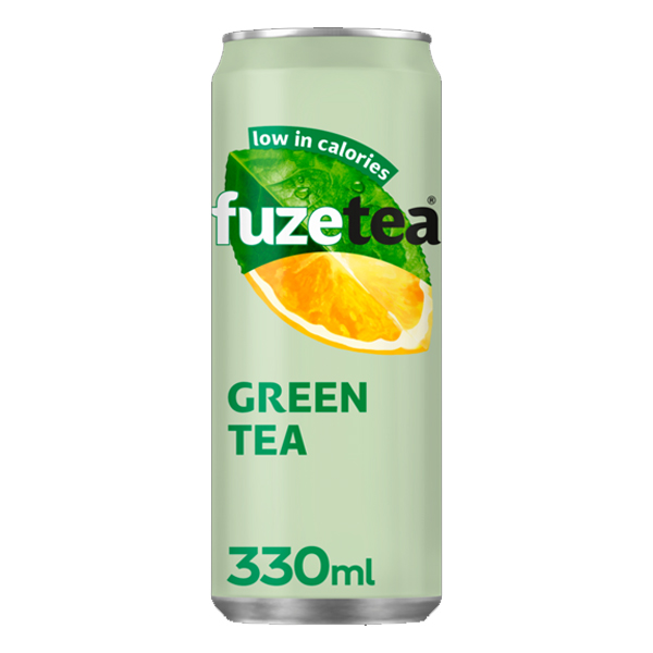 7260497  Fuze Tea Green Emballage Blik  24x33 cl
