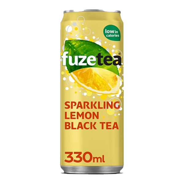 7260498  Fuze Tea Sparkling Emballage Blik  24x33 cl
